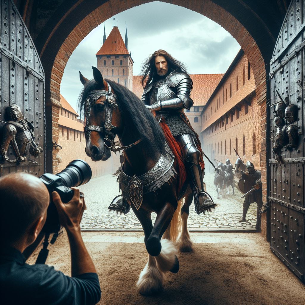 Zamek w Malborku wielki mistrz zakonu