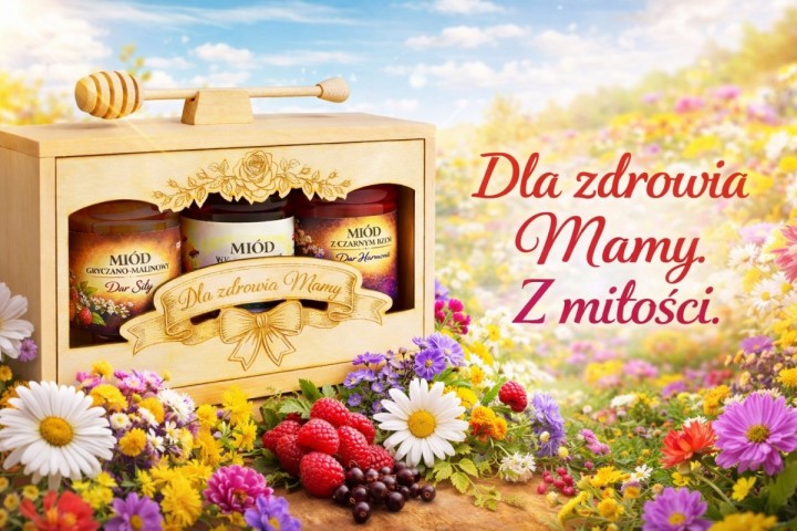 Zestaw miodów dla mamy – naturalny prezent pełen smaku, ciepła i elegancji